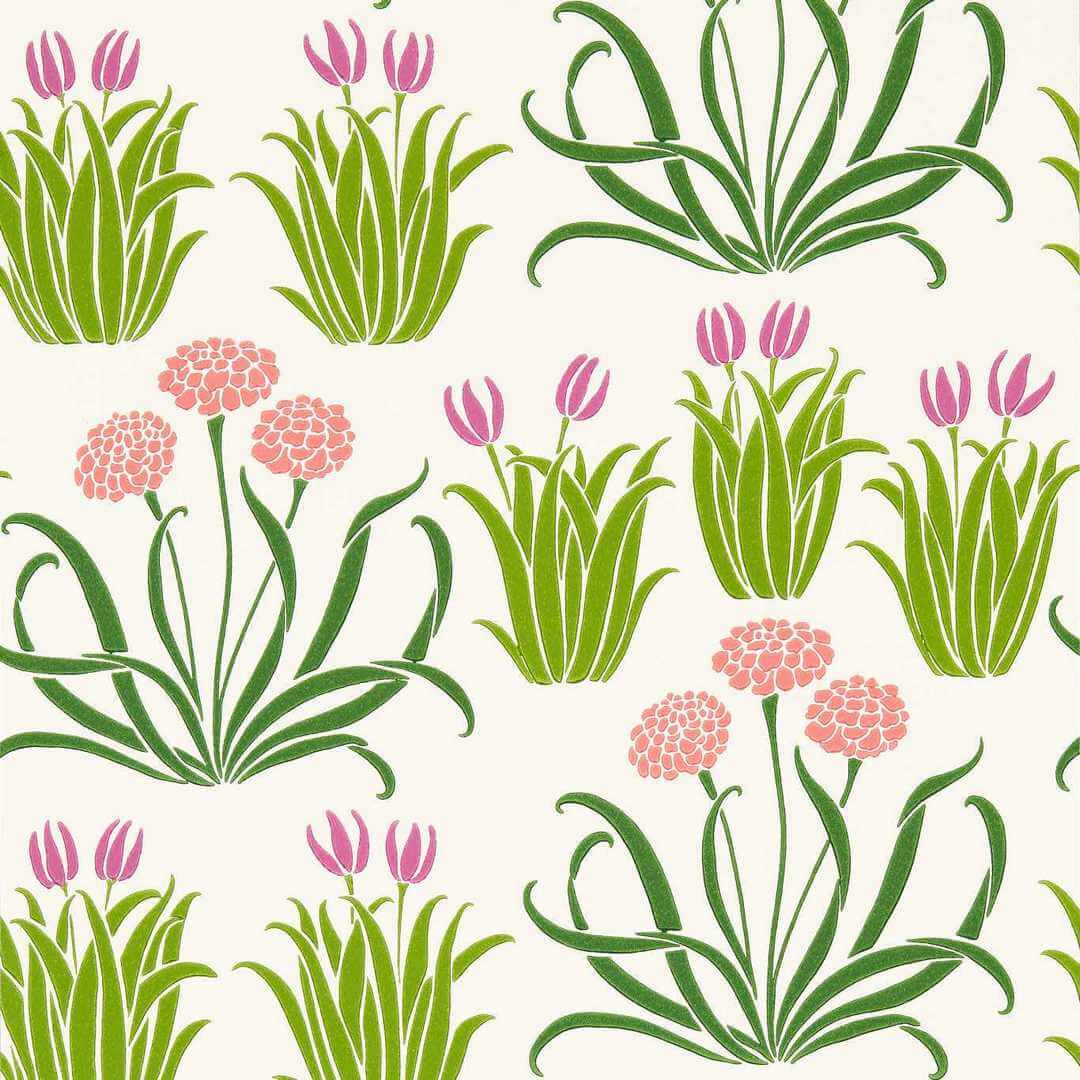 Tapeta kwiaty Morris & Co. 217342 Glade Bedford Park