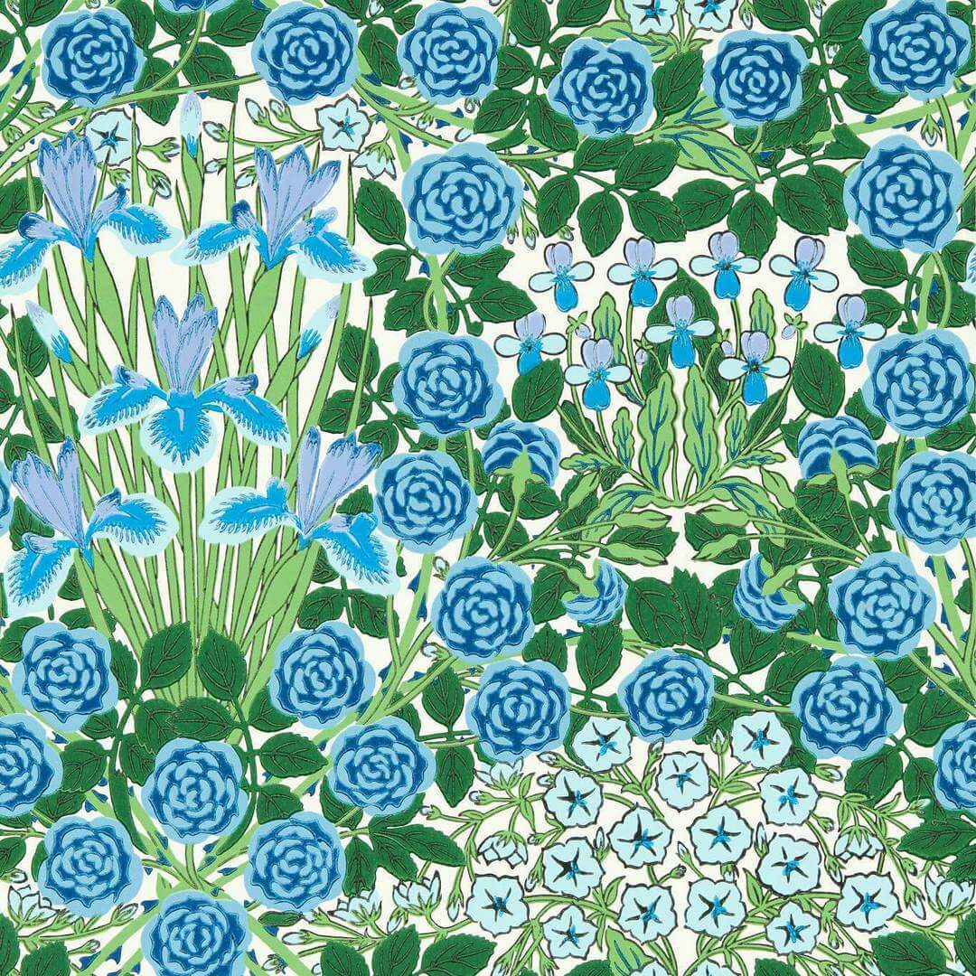 Tapeta kwiaty Morris & Co. 217352 Campanula Bedford Park