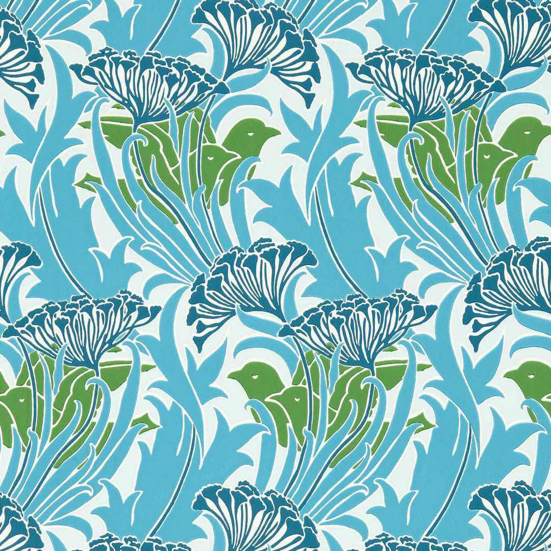 Tapeta botaniczna Morris & Co. 217355 Laceflower Bedford Park