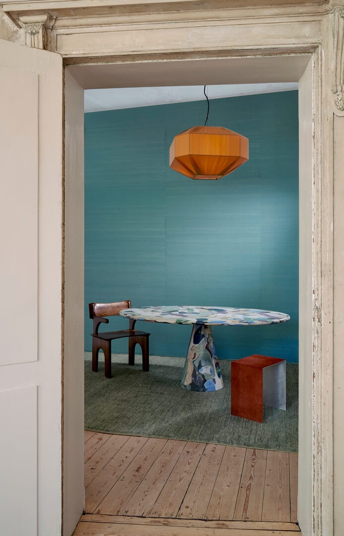 Tapeta tekstylna jedwab dupion Arte Papillon 58542 Le Couturier