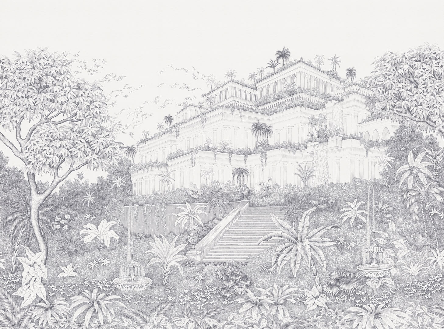 Fototapeta wiszące ogrody Babilonu Les Dominotiers DOM3000 Jardin Suspendu Volume 13