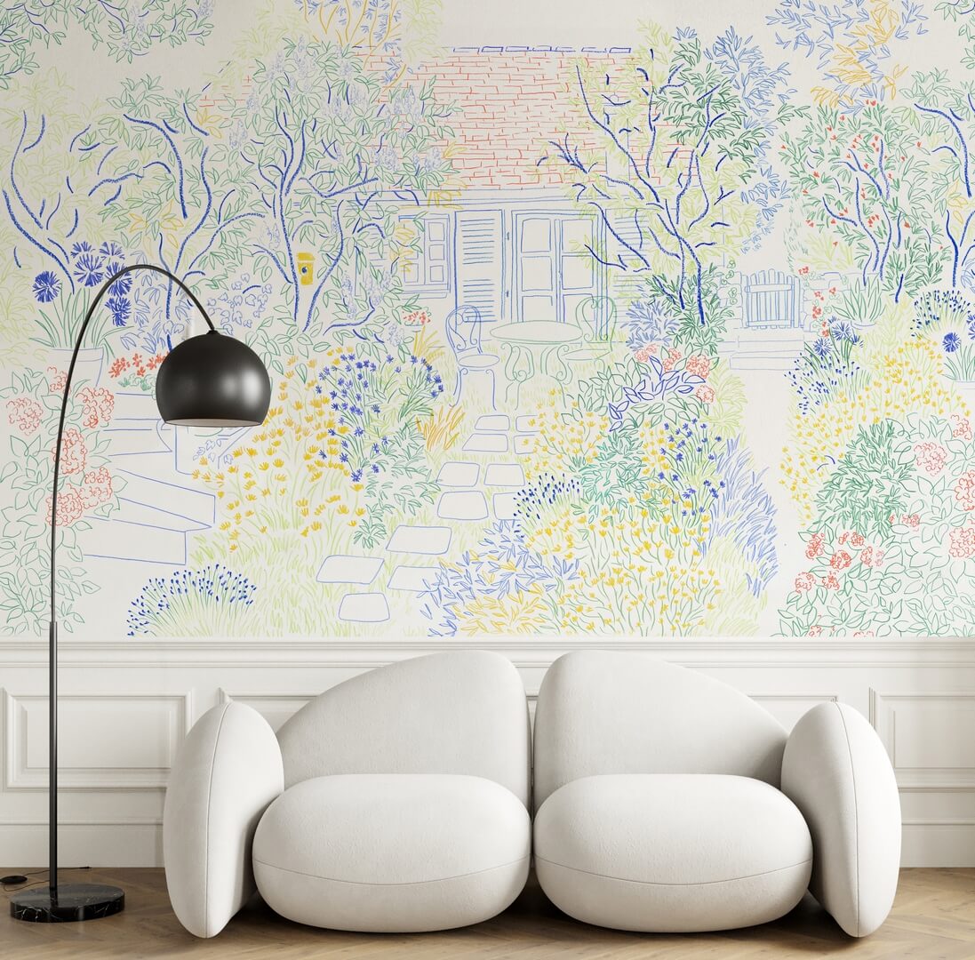 Fototapeta ogród Les Dominotiers DOM3006 Coin De Jardin Volume 13