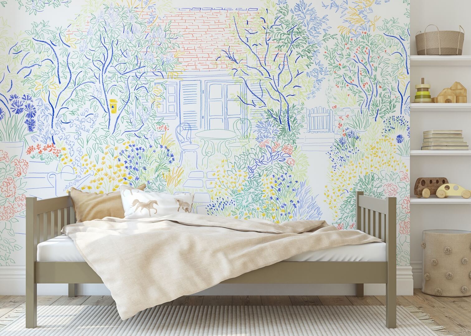 Fototapeta ogród Les Dominotiers DOM3006 Coin De Jardin Volume 13