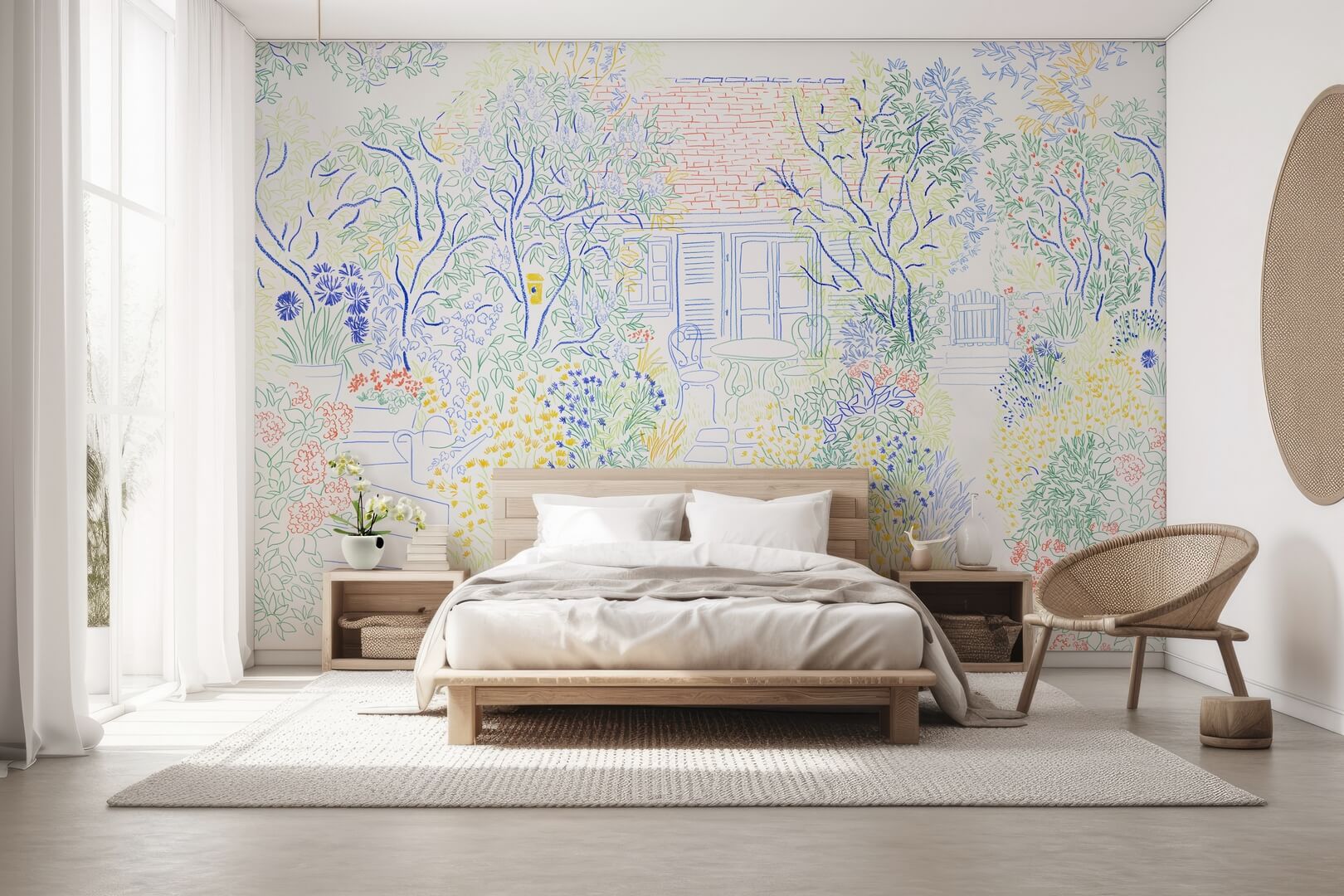 Fototapeta ogród Les Dominotiers DOM3006 Coin De Jardin Volume 13