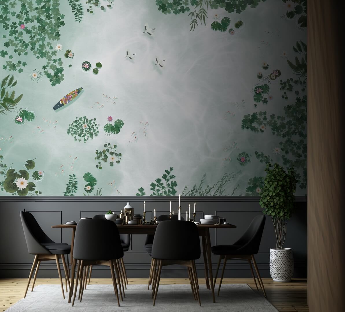 Fototapeta wodny ogród Les Dominotiers DOM3009 Jardin Flottant Volume 13