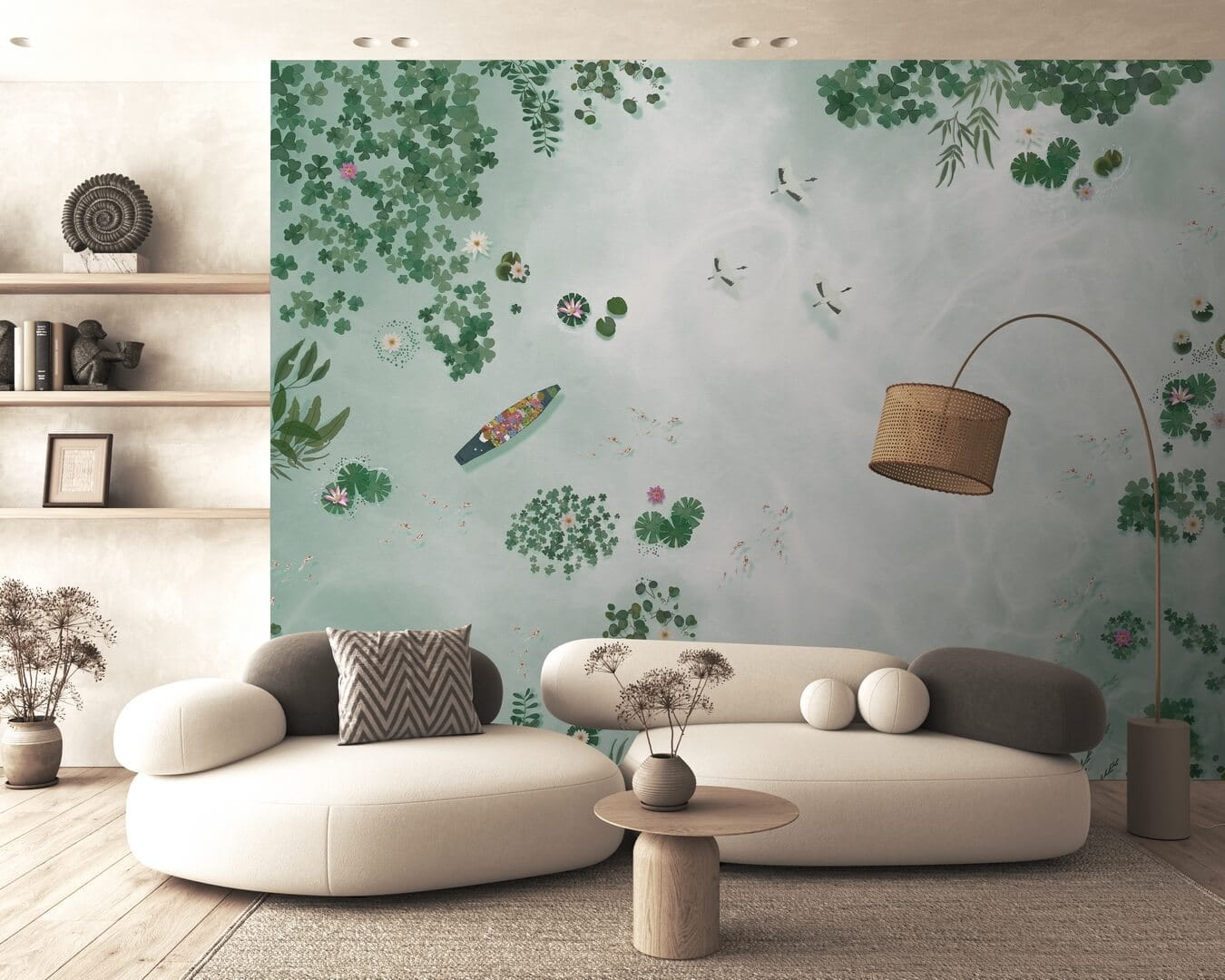 Fototapeta wodny ogród Les Dominotiers DOM3009 Jardin Flottant Volume 13