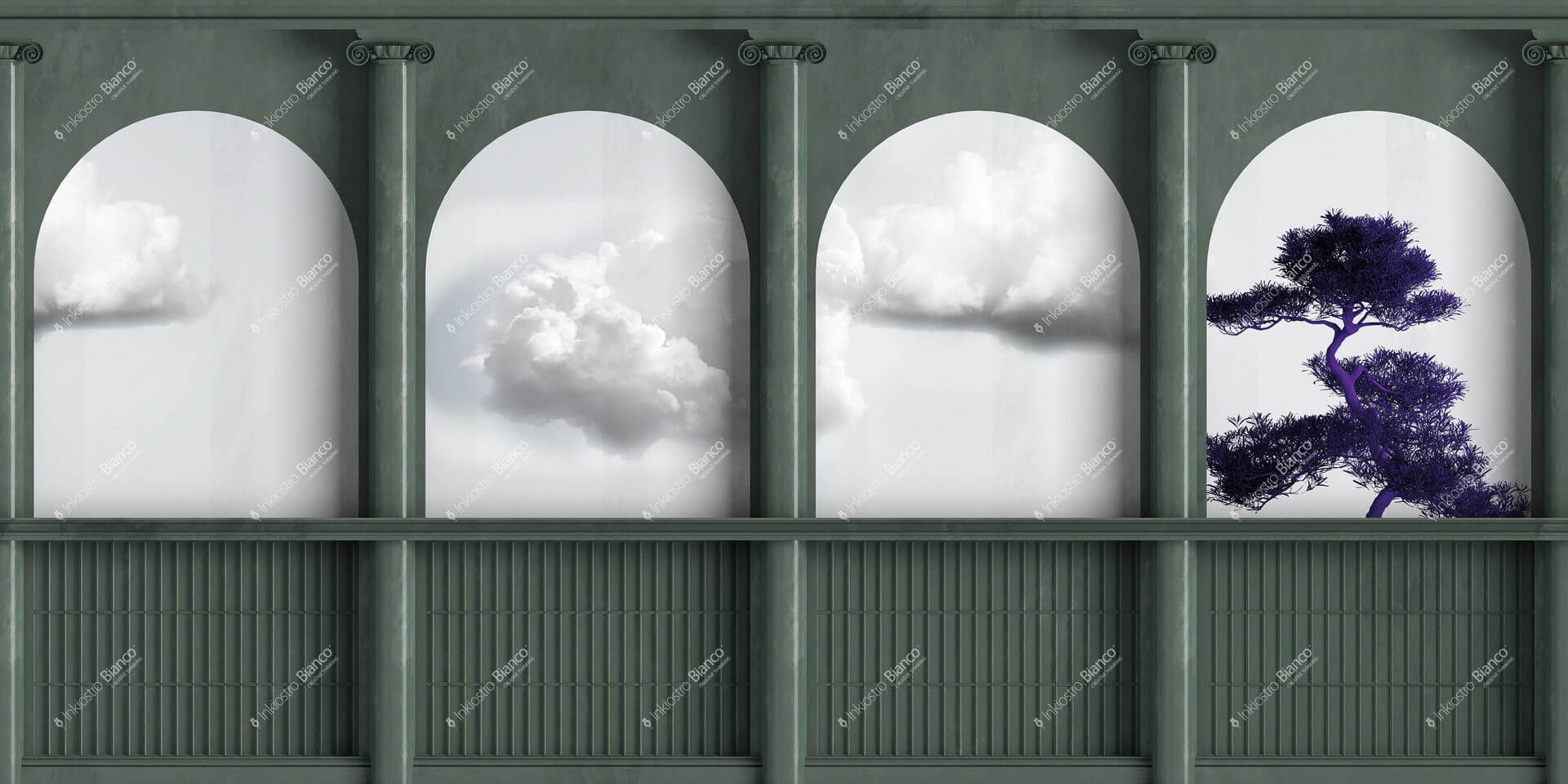 Fototapeta krajobraz natury i architektura Inkiostro Bianco CELIA INKASGE2101 Architecture