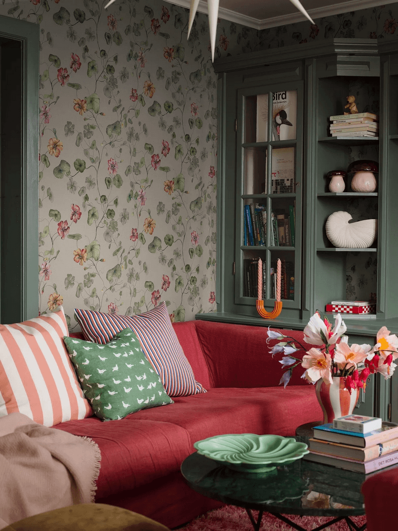 Mural roślinne pnącza Boras Tapeter Studio 9577W My Feldt Trädgårdskrasse