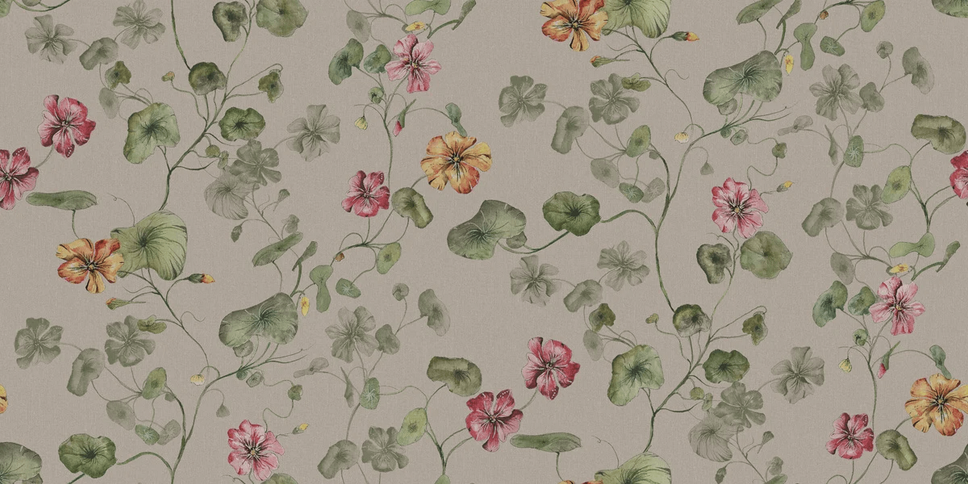 Mural roślinne pnącza Boras Tapeter Studio 9577W My Feldt Trädgårdskrasse