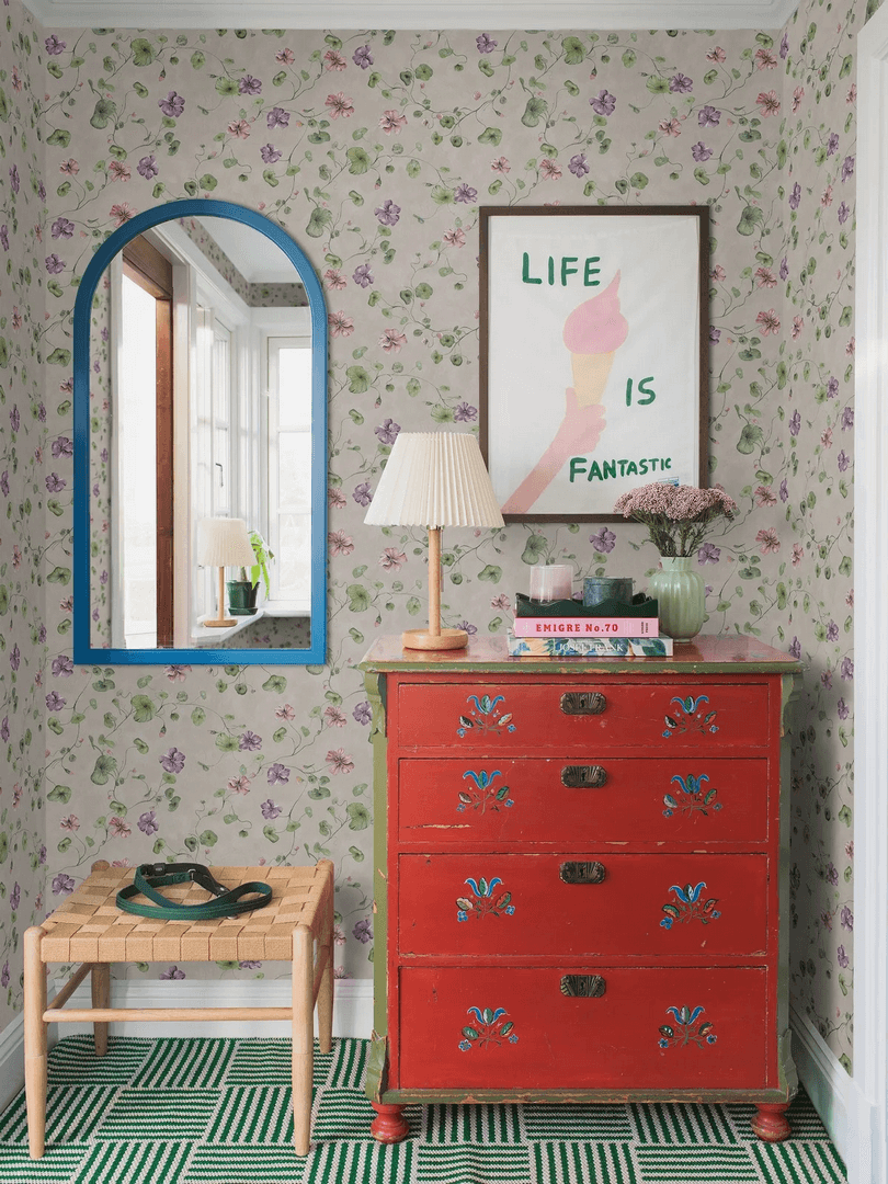 Mural roślinne pnącza Boras Tapeter Studio 9578W My Feldt Violetta