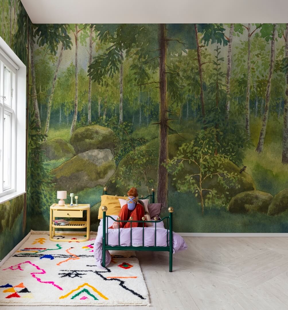 Fototapeta wiosenny las Rebel Walls R19840 Home Forest Spring Ilon Wikland