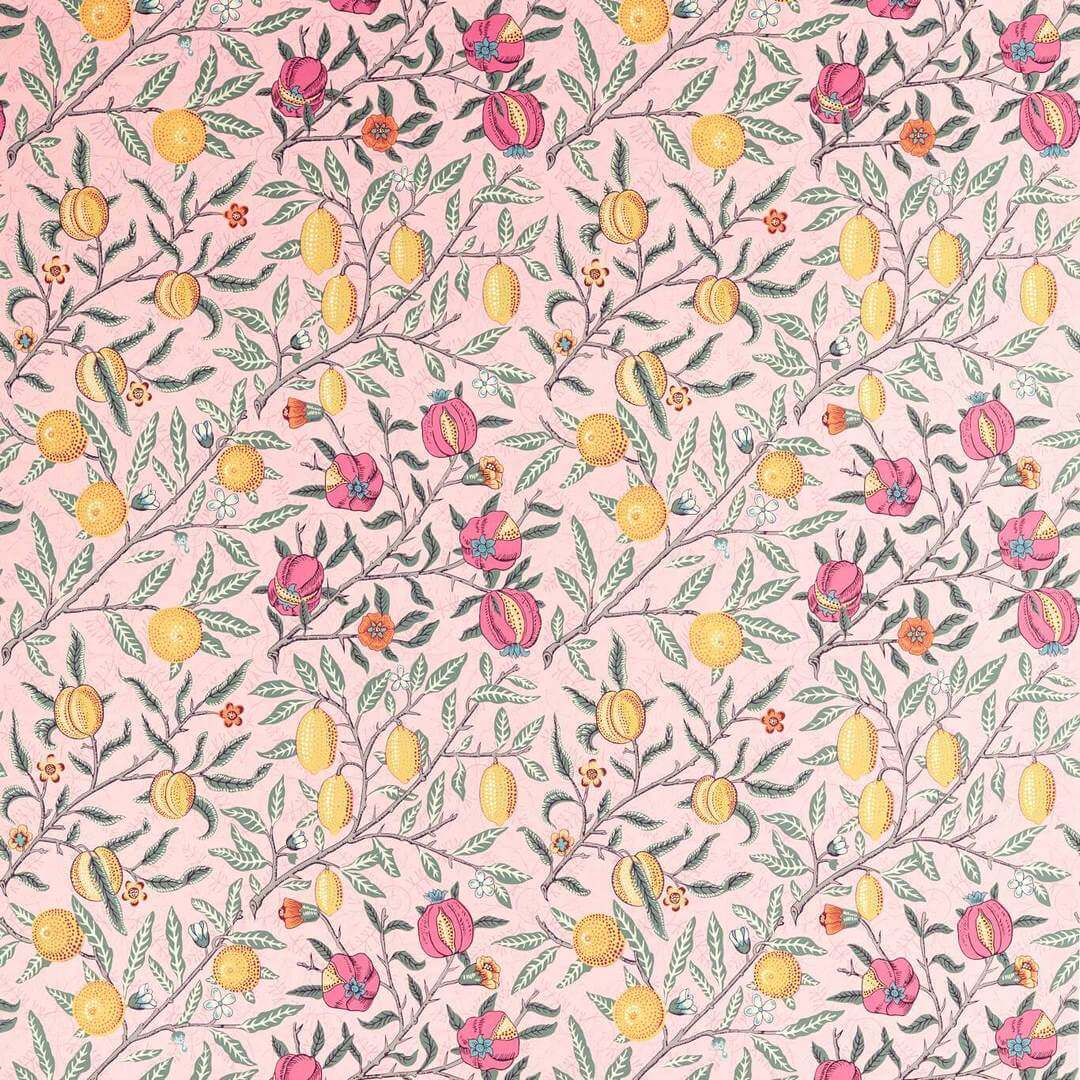 Tkanina bawełniana z owocami Morris & Co. 520006 Fruit Bedford Park Fabric