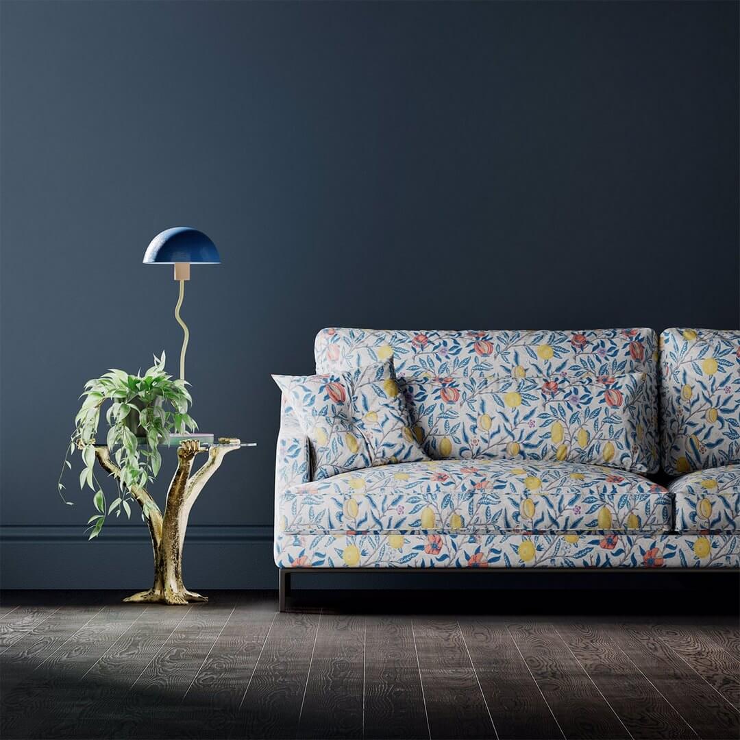 Tkanina bawełniana z owocami Morris & Co. 520007 Fruit Bedford Park Fabric