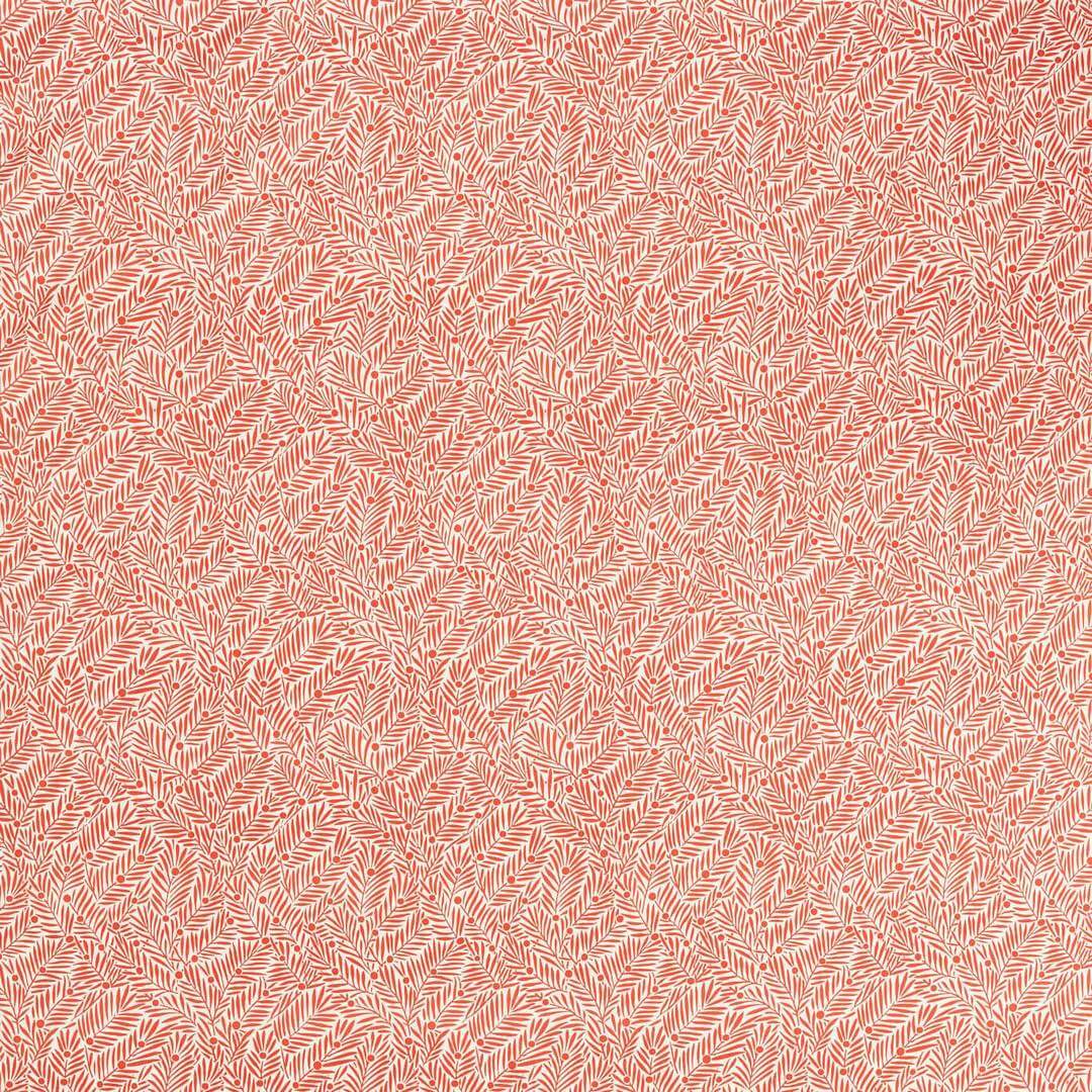 Tkanina bawełniana z roślinnym wzorem Morris & Co. 227226 Yew & Aril Bedford Park Fabric