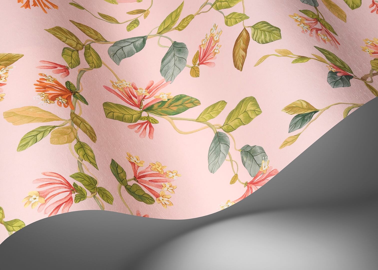 Tapeta roślinne pnącza Cole & Son Flora 124/3016 Selection of Hummingbirds