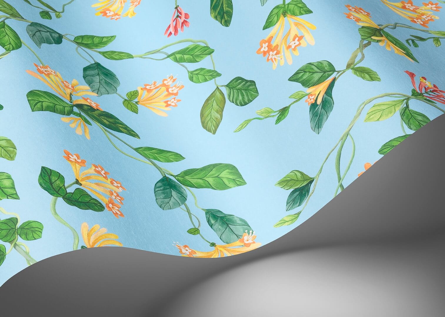Tapeta roślinne pnącza Cole & Son Flora 124/3018 Selection of Hummingbirds