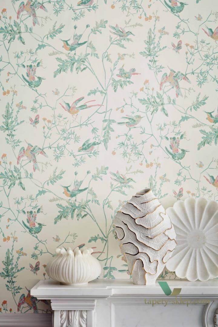 Tapeta ptaki Cole & Son Hummingbirds 112/4017 Selection of Hummingbirds