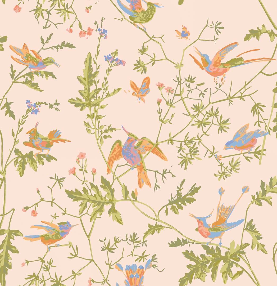 Tapeta ptaki Cole & Son Hummingbirds 124/1002 Selection of Hummingbirds