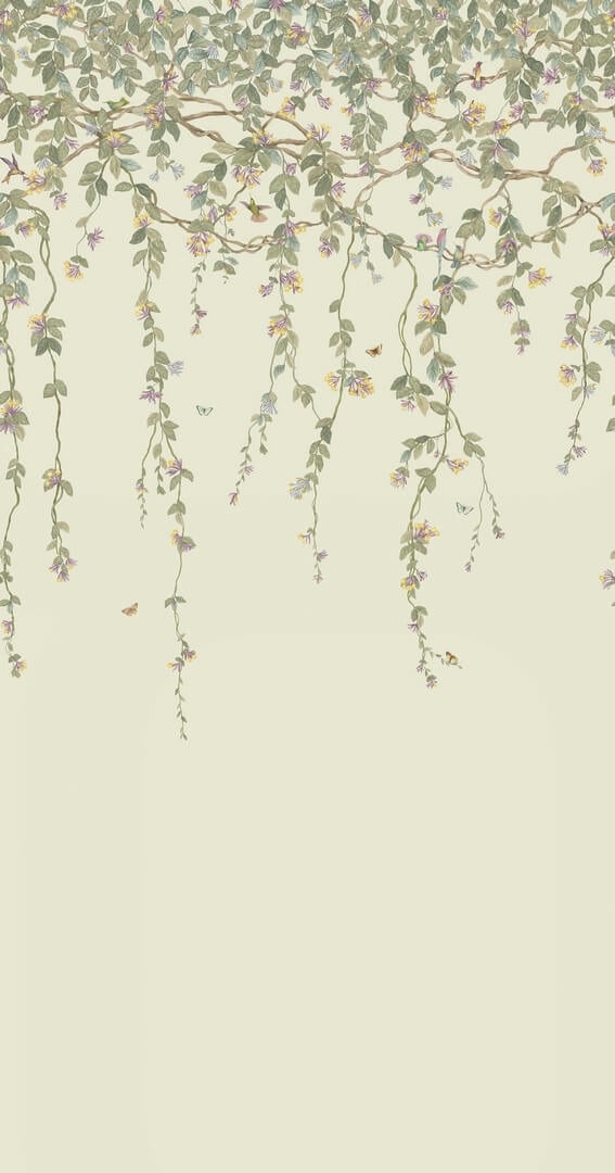 Mural botaniczny - pnącza roślin, ptaki i motyle Cole & Son Hummingbirds Flora 124/2013 Selection of Hummingbirds