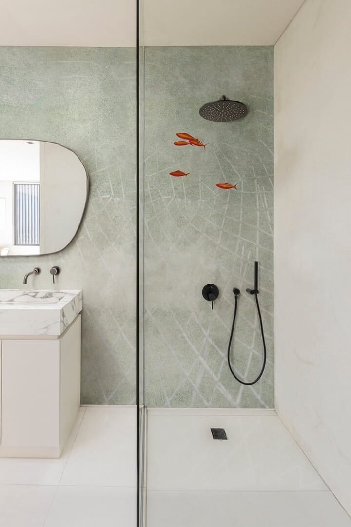 Fototapeta pod prysznic ryby Wall & Deco WET_AN2402 Anassa WET SYSTEM 2024