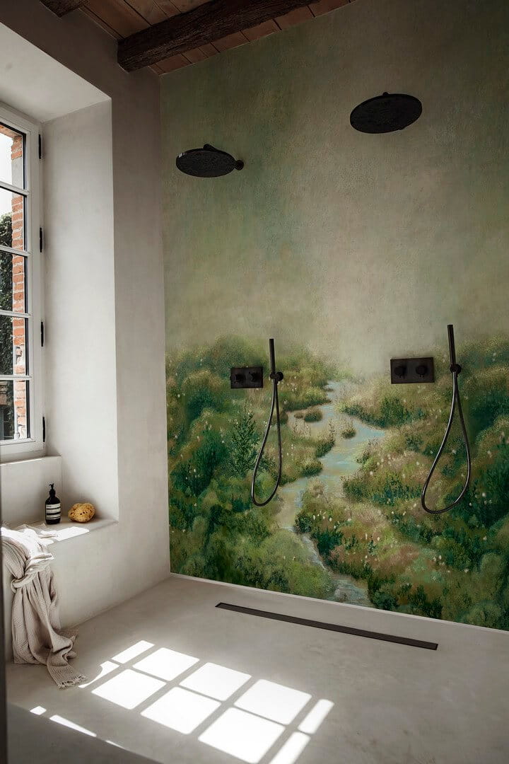 Fototapeta pod prysznic krajobraz natury Wall & Deco WET_BO2402 Bohème WET SYSTEM 2024