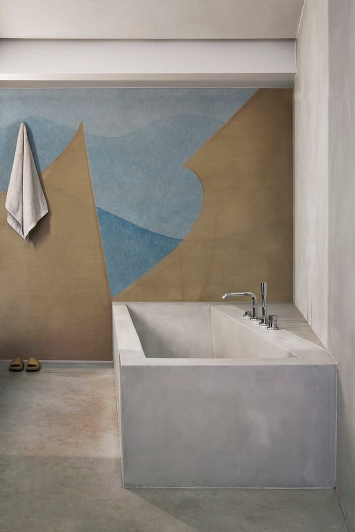 Fototapeta pod prysznic nowoczesna Wall & Deco WET_LE2402 Lelance WET SYSTEM 2024