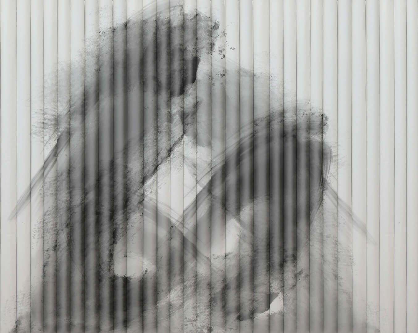 Fototapeta pod prysznic abstrakcyjna Wall & Deco WET_MA2401 Macula WET SYSTEM 2024