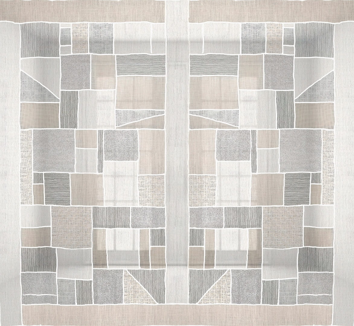 Fototapeta pod prysznic mozaika Wall & Deco WET_OR2402 Ordito WET SYSTEM 2024