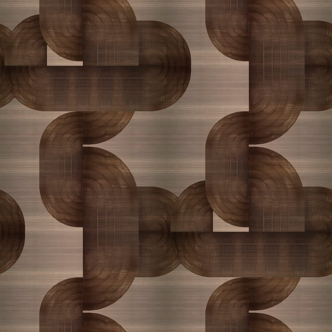 Fototapeta zewnętrzna abstrakcyjna geometria Wall & Deco OUT_WV2201 Weaves OUT Systen 2022