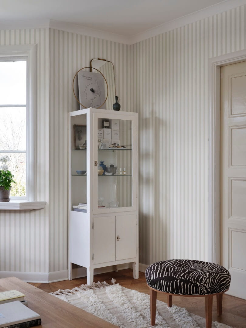 Tapeta paski Sandberg 101-18 Gustav Light Green Tidlösa