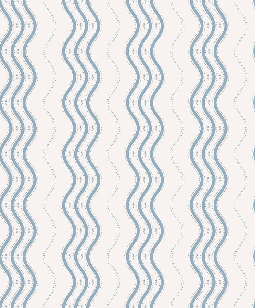 Tapeta falujące paski Sandberg S10369 Ben Light Blue Tidlösa