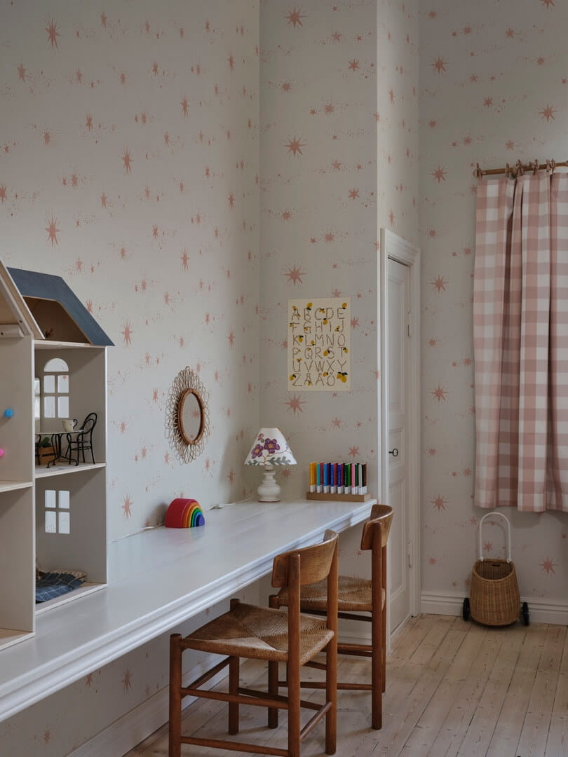 Fototapeta gwiazdki Sandberg S10380 Gillis pink Tidlösa