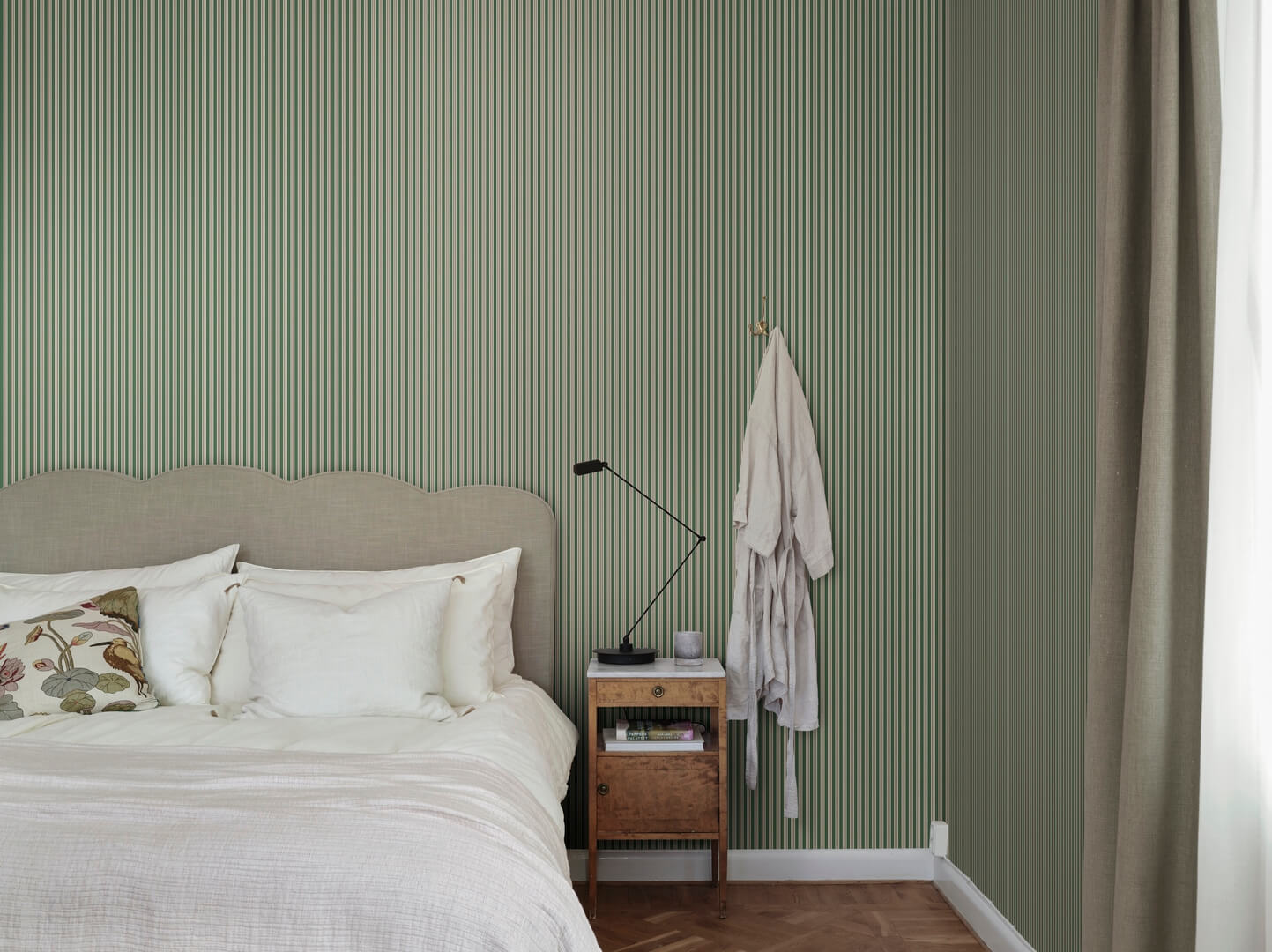 Tapeta paski Sandberg S10394 Linn Green Tidlösa