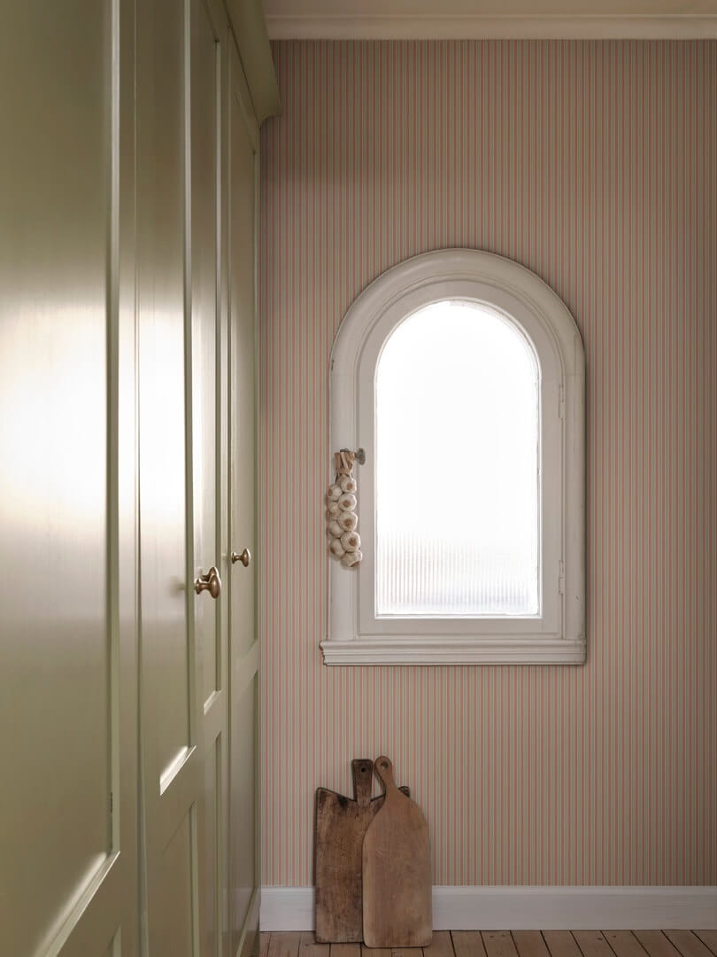 Tapeta paski Sandberg S10396 Linn Pink Tidlösa