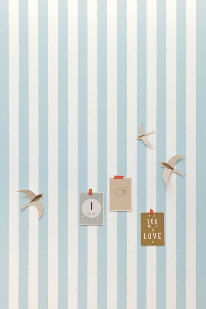 Tapeta paski Caselio 104036002 Little Lines Azur