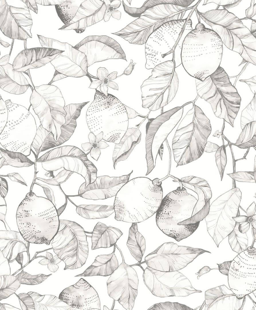 Tapeta cytryny Casadeco SOLI 200270900 Lemon Tree Soliflore