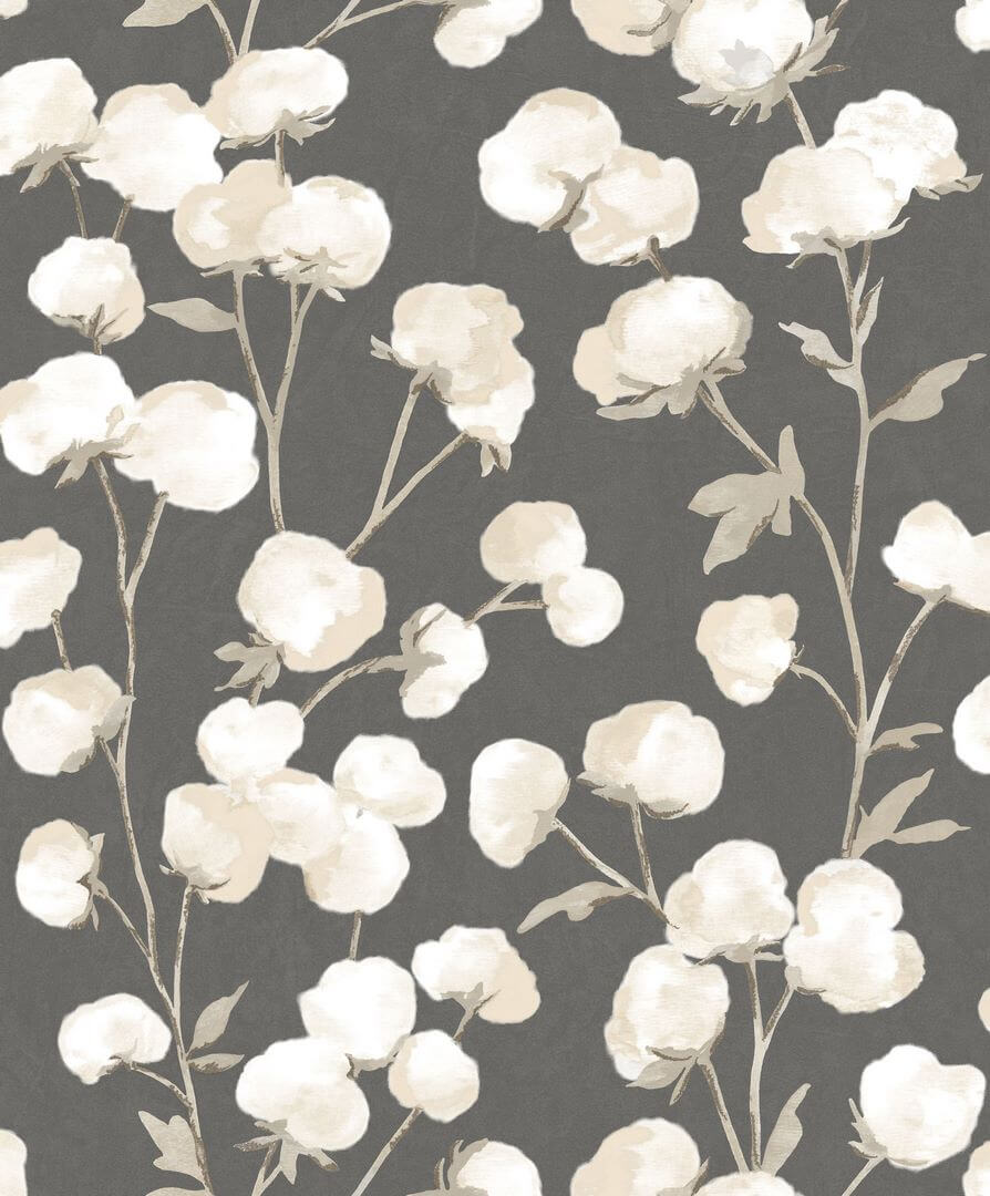 Tapeta kwiaty bawełny Casadeco SOLI 200299515 Cotton Flower Soliflore