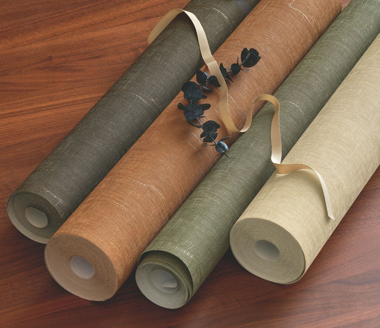 Tapeta jak muślinowe płótno Casadeco ETAM 200257020 Etamine