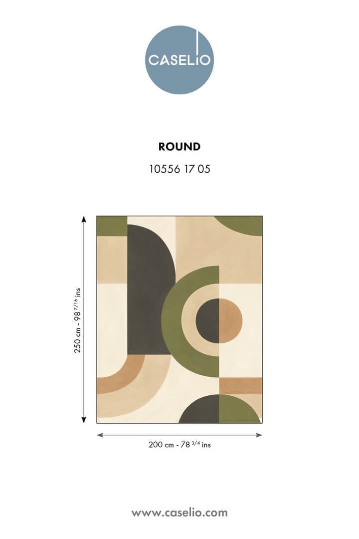 Mural geometryczny Caselio GPC 105561705 S Round Graphic