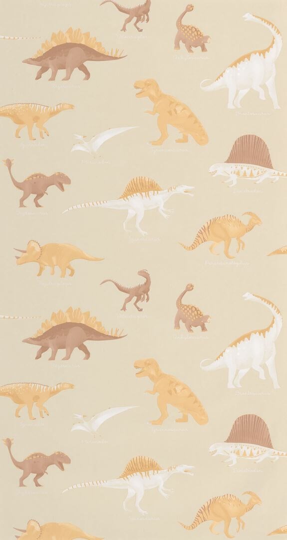 Tapeta dinozaury Caselio MNM 105701010 Jurassique Les Minis Mondes