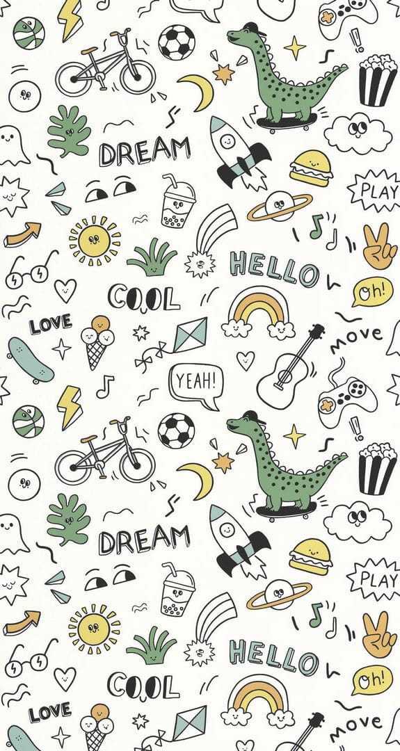 Tapeta mini komiks Caselio MNM 105834527 Bande Dessinee Les Minis Mondes