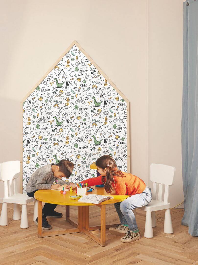 Tapeta mini komiks Caselio MNM 105834527 Bande Dessinee Les Minis Mondes