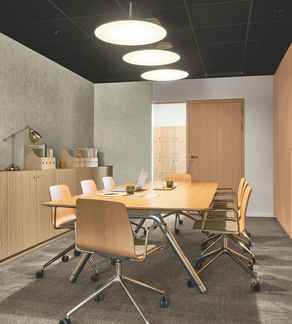 Tapeta akustyczna imitująca beton Texdecor VSTO 91710236 Vinacoustic Stone Acoustic Vinyl Wallcoverings