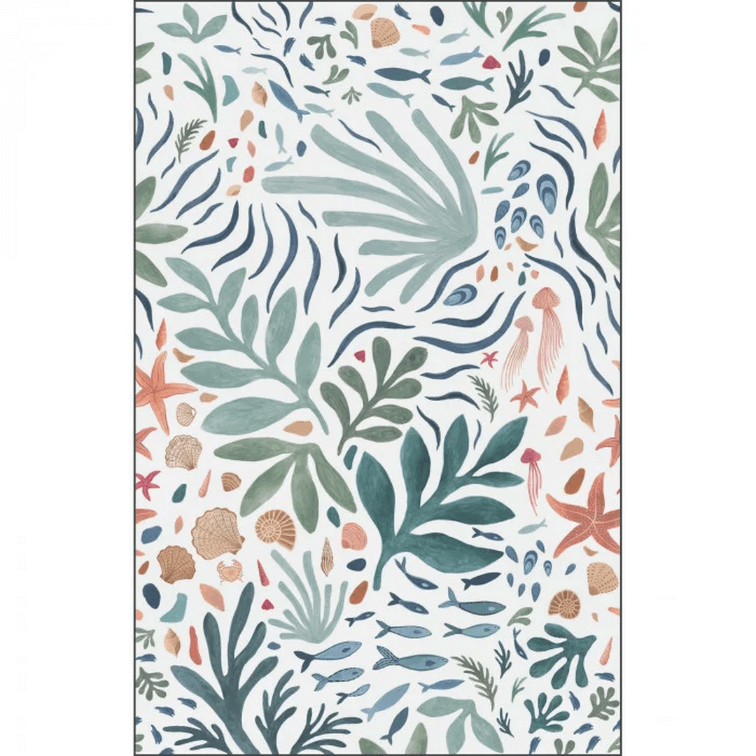 Mural podwodna roślinność, muszle i ryby Caselio 105946103 M Seychelles Color Box 3