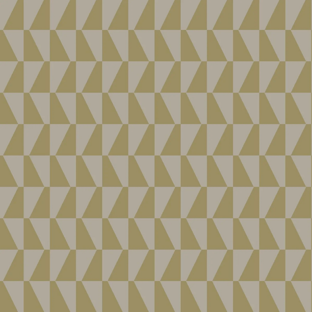 Tapeta trapezy złota Boras Tapeter 1992 Arne Jacobsen Trapez Graphics