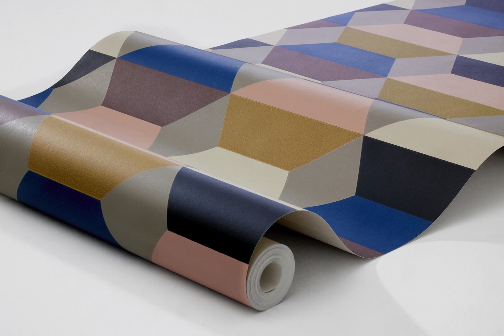 Tapeta geometryczna z efektem 3D Boras Tapeter 4753 Prisma Graphics