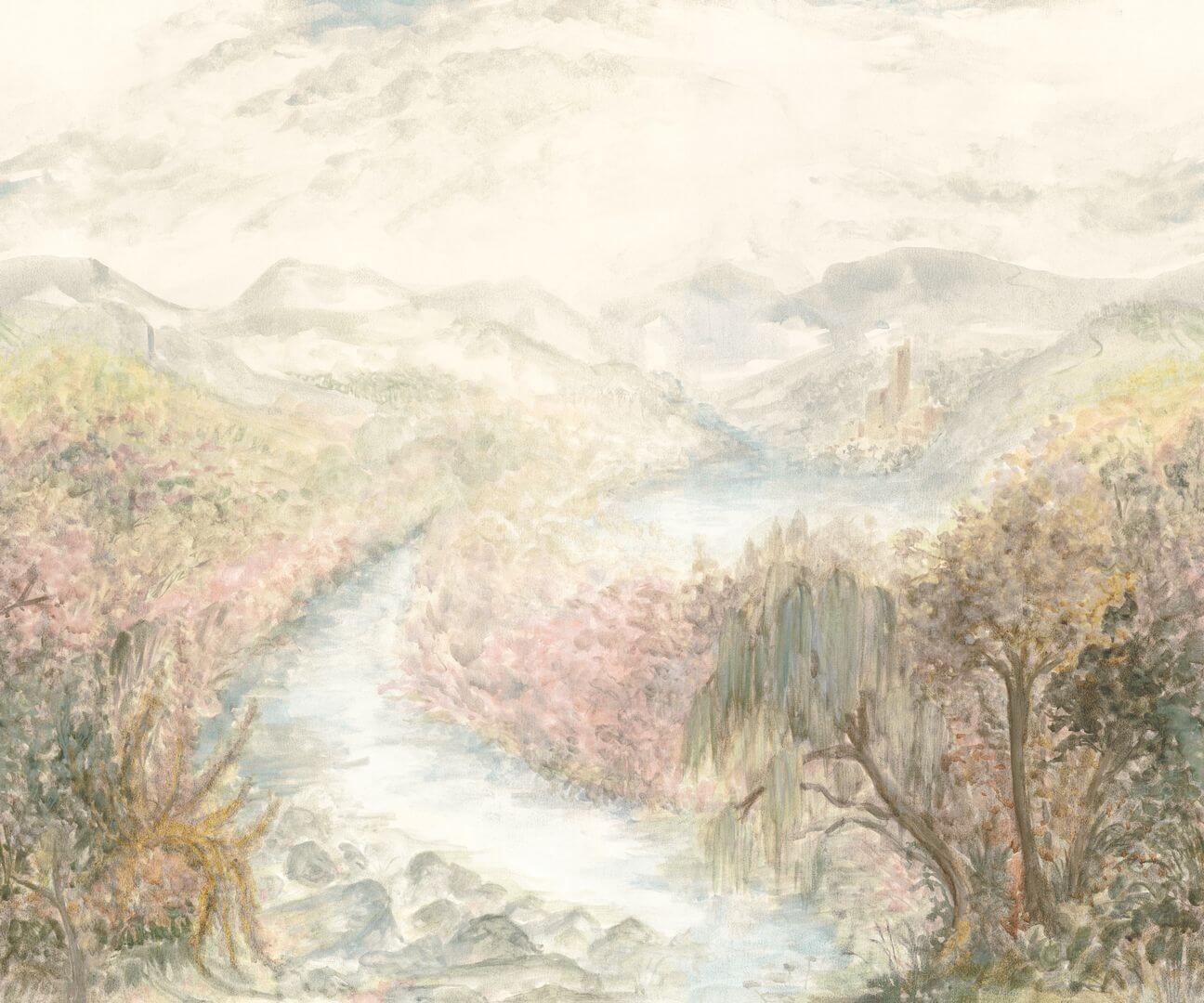 Mural krajobraz natury Casadeco WDWD 200124111 M Ruisseau De Joie Wonderwalls 2