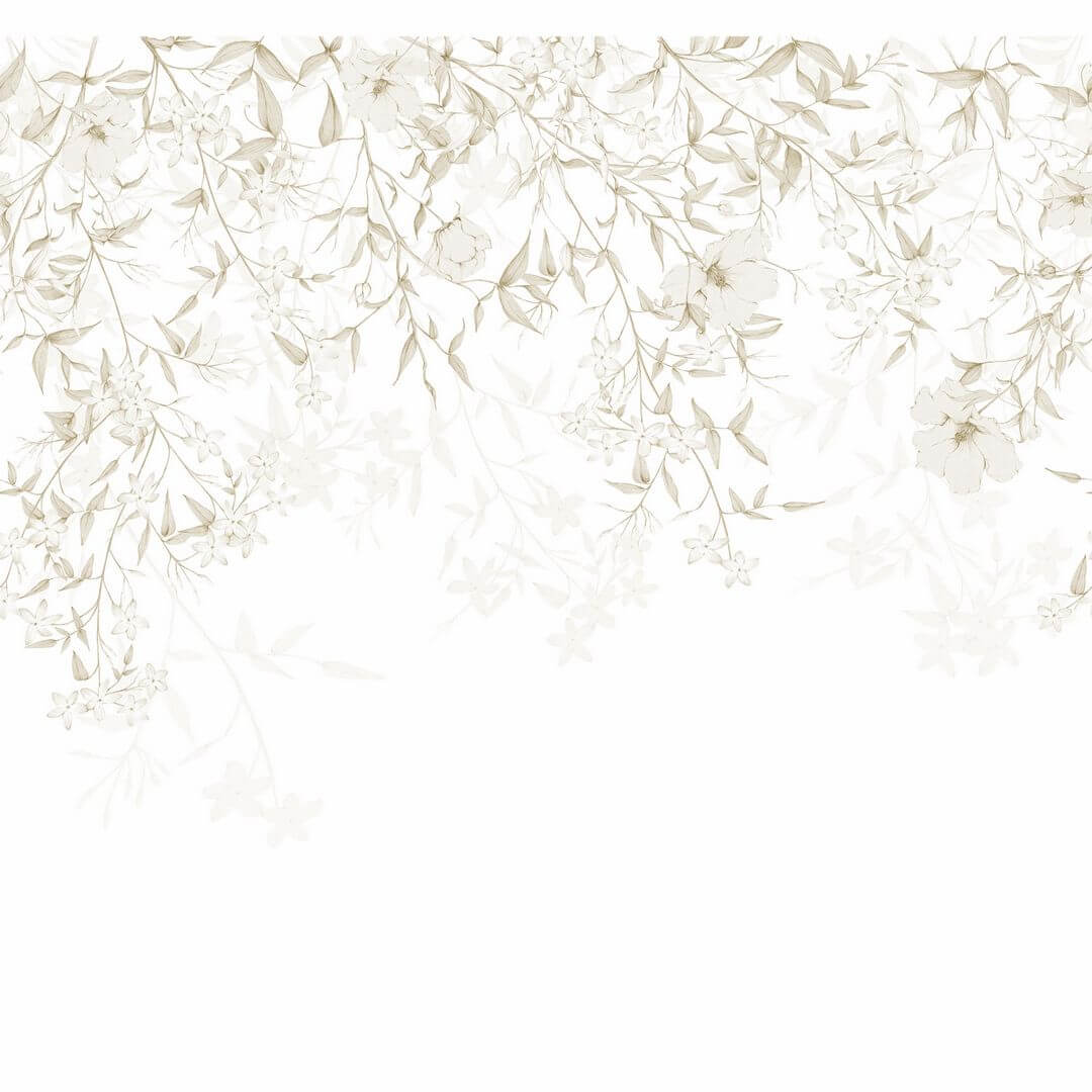 Mural roślinne pnącza Casadeco WDWD 200191308 M Flore Enchantee Wonderwalls 2