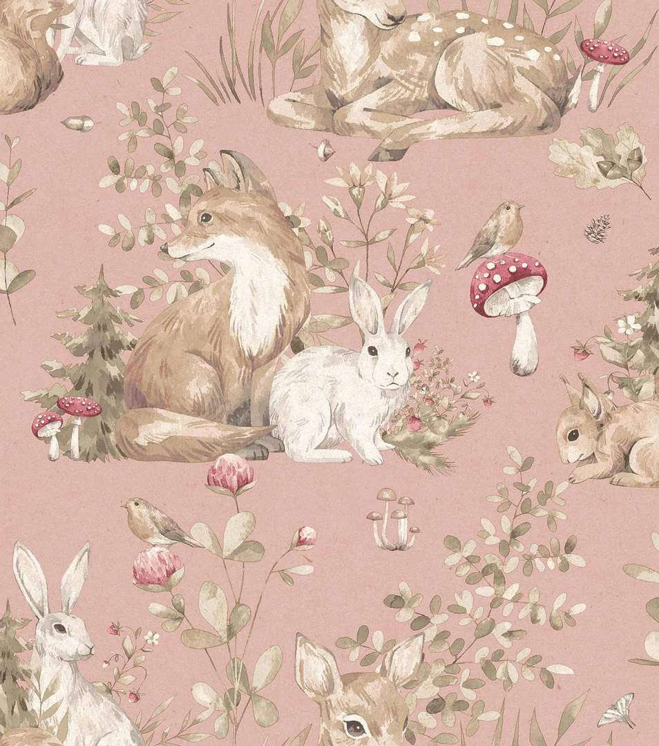 Tapeta leśne zwierzęta Cristiana Masi 17104 Mini Me