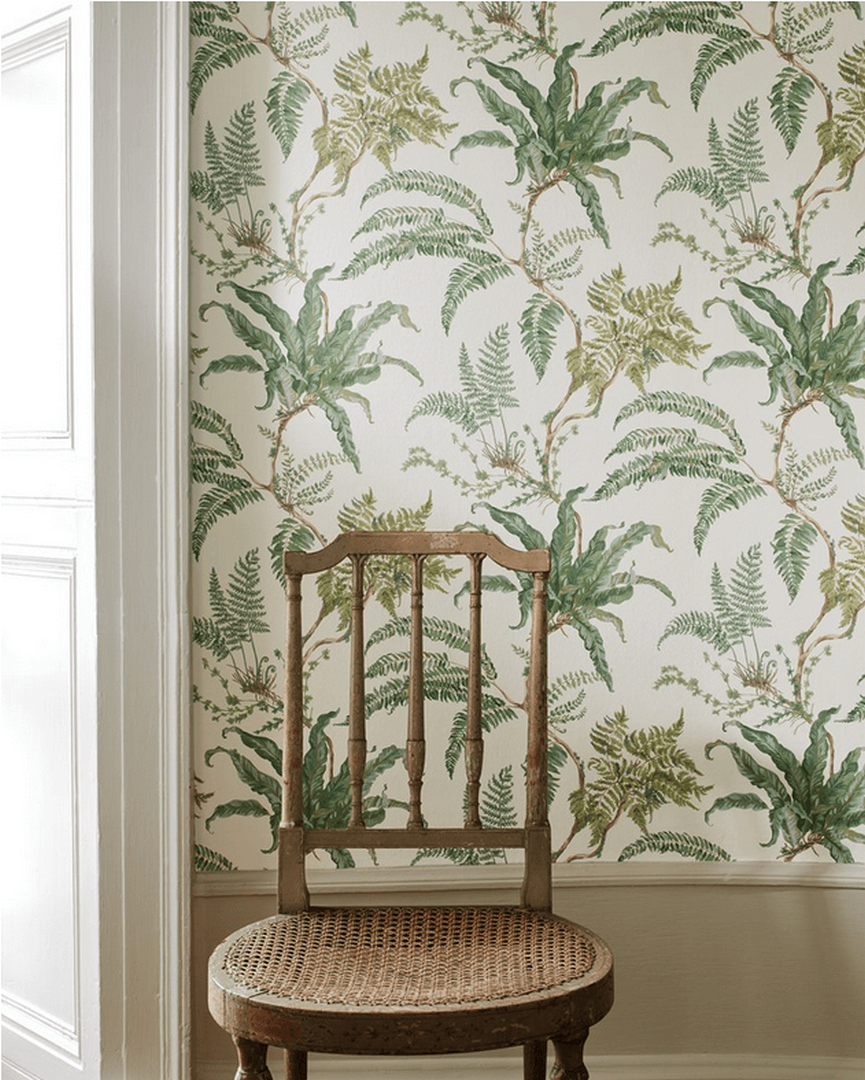 Tapeta liście paproci Colefax and Fowler W7015-01 Woodfern Ashdown